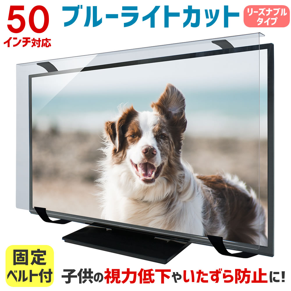 楽天市場】ブルーライトカット 液晶テレビ保護パネル 50インチ 50型