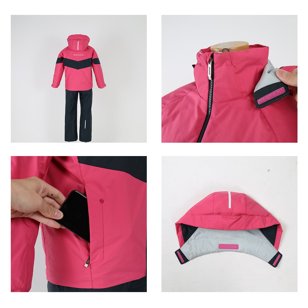 楽天市場】スキーウェア キッズ スノーウェア ジュニア デサント 上下