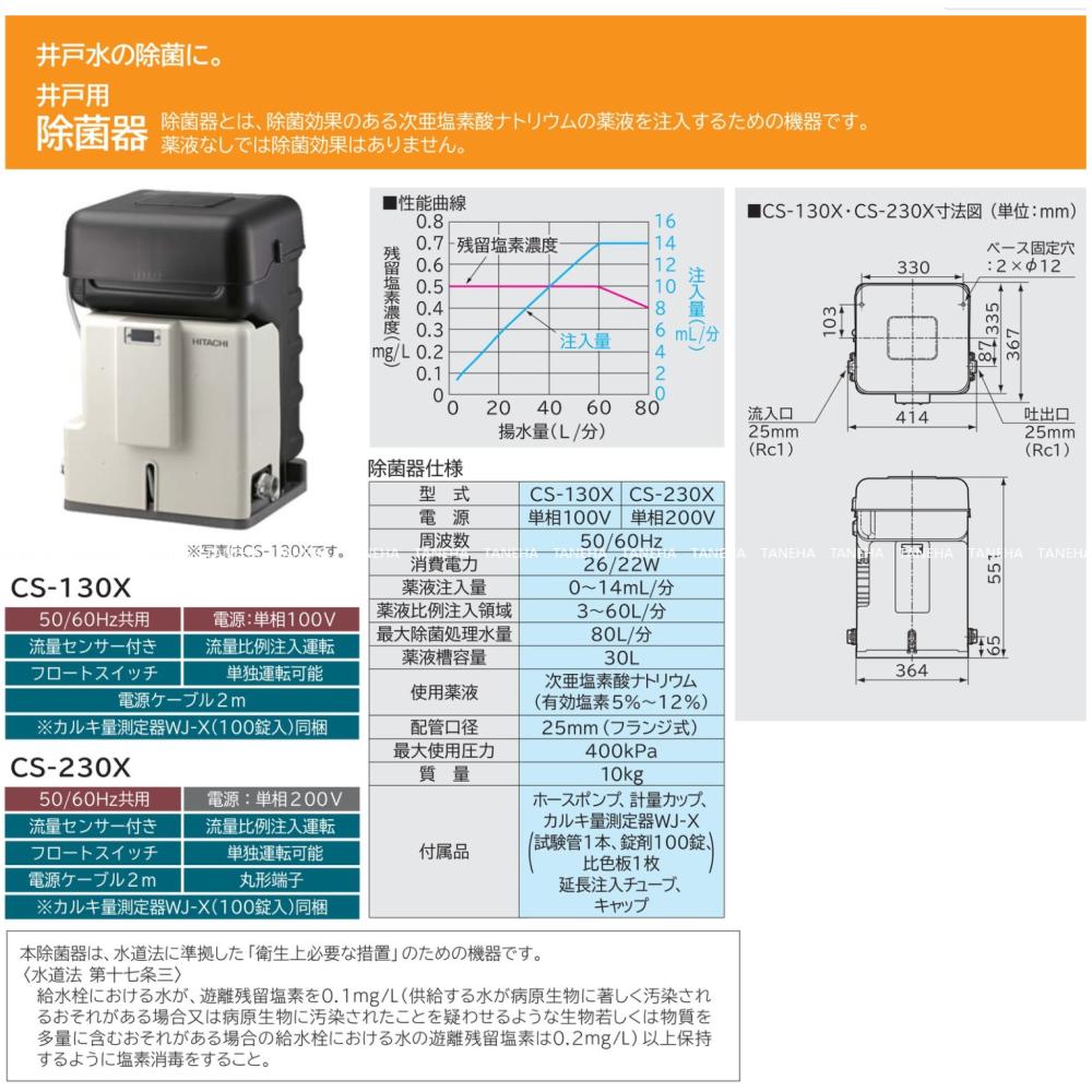 楽天市場】【地域に拠りあす楽 在庫あり】日立 CS-130X . : 除菌器