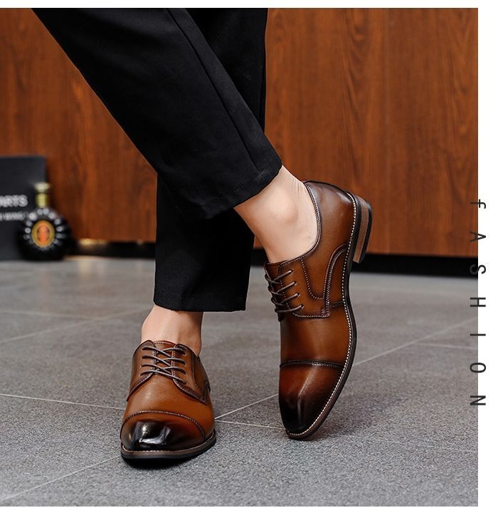 楽天市場】本革 牛革 ビジネスシューズ メンズ シューズ スクエアトゥ