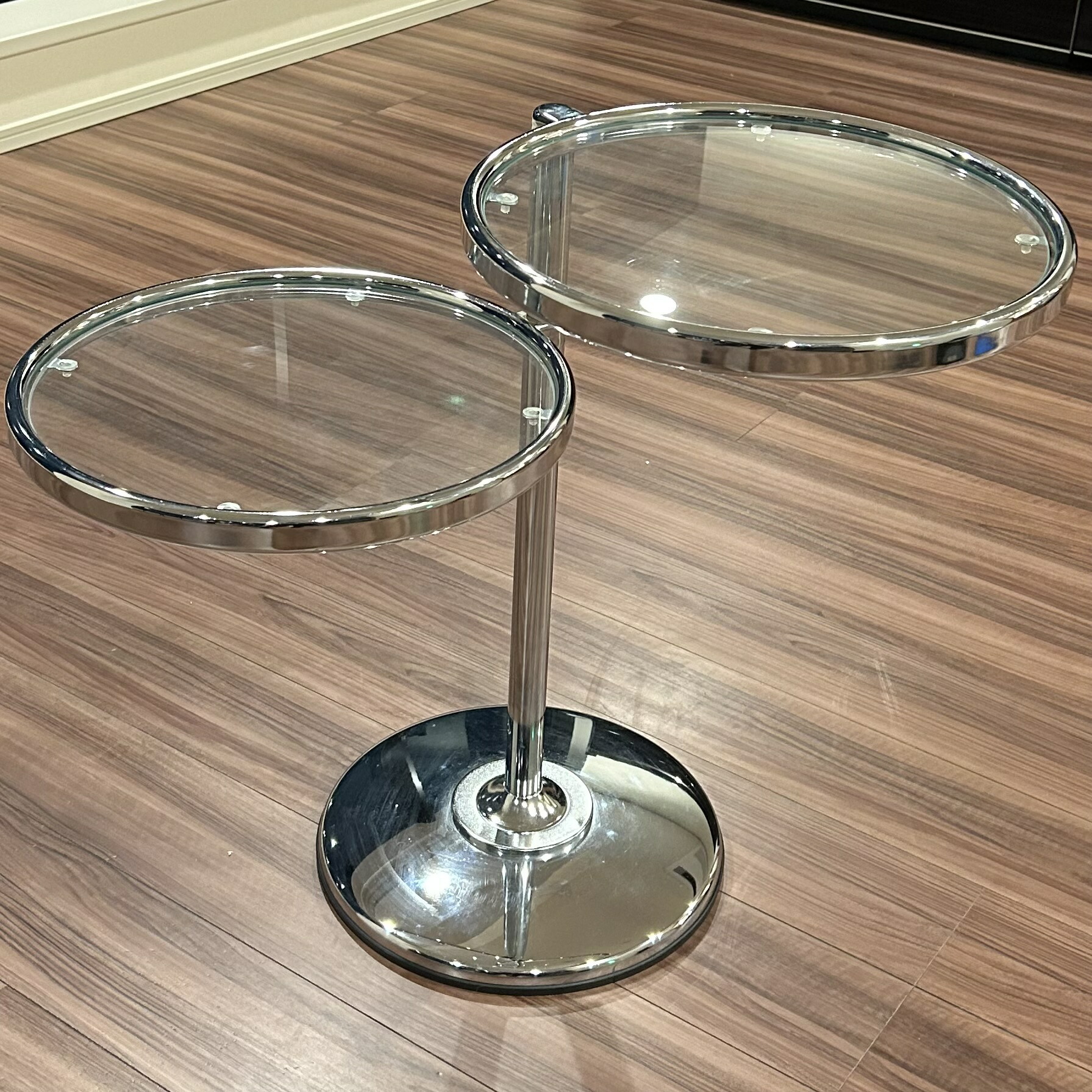 展示極美品】Cassina カッシーナ 535 ガラステーブル サイドテーブル