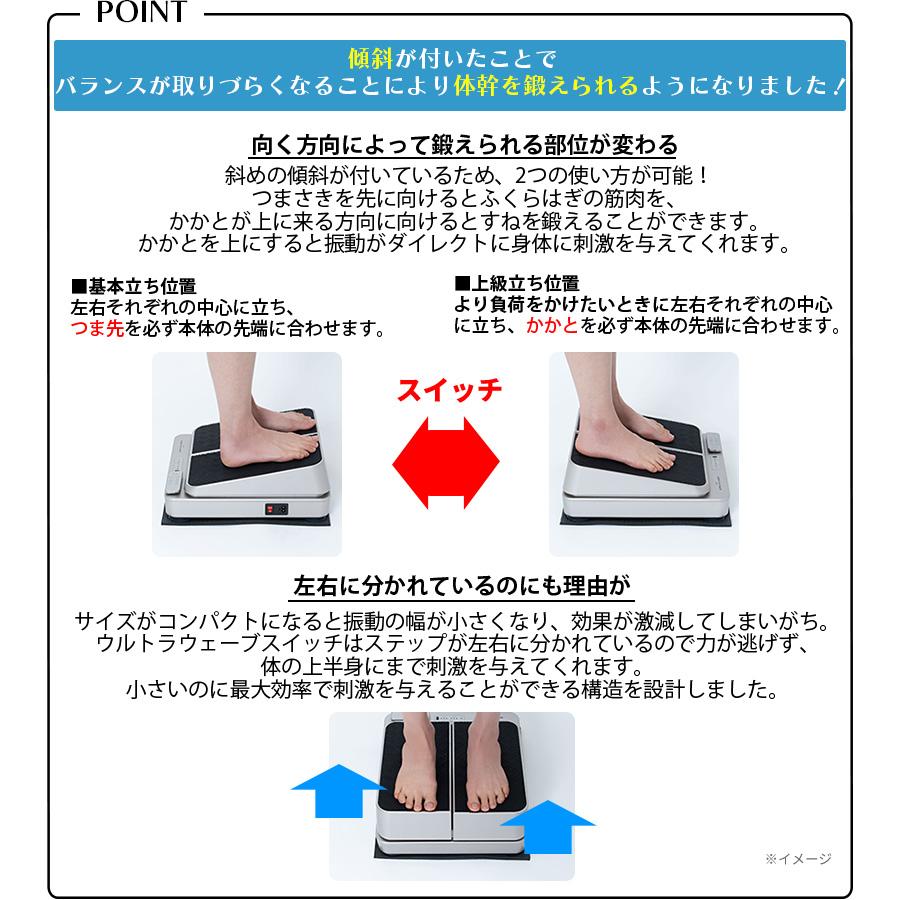 楽天市場】振動フィットネスマシン ポルト ウルトラウェーブ スイッチ