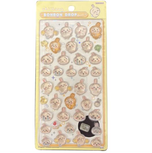 楽天市場】うさぎ ちいかわ シール ボンボンドロップシール S8542910