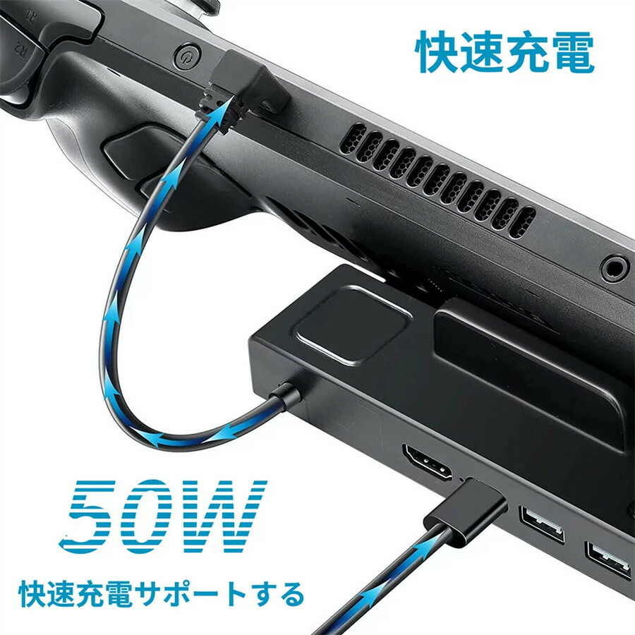 楽天市場】スチームデッキドック Steam Deck ドッキングステーション