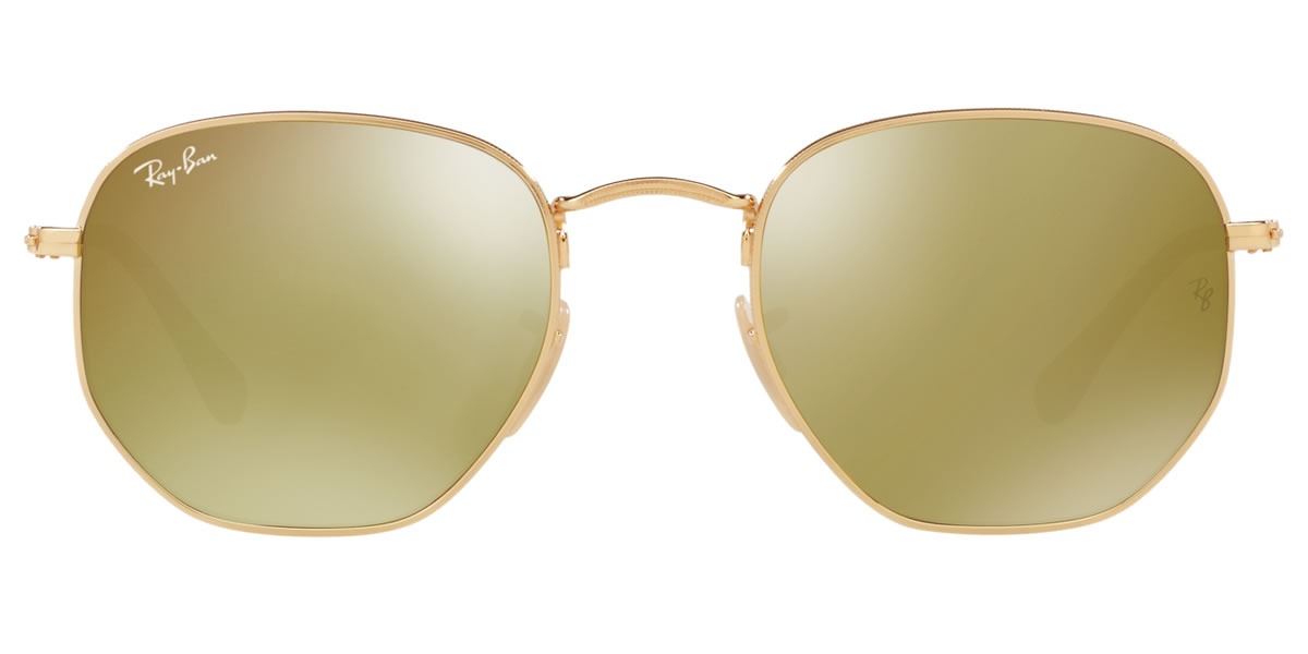 楽天市場】レイバン サングラス ミラー ヘキサゴナル フラットレンズ