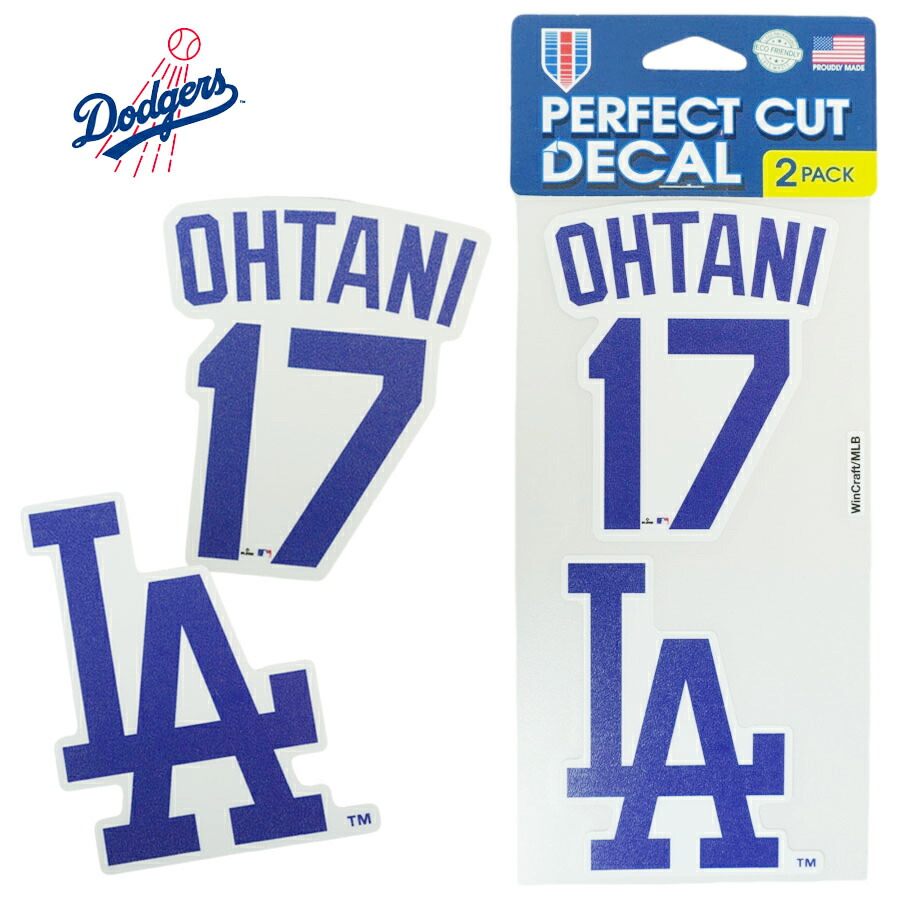 楽天市場】大谷翔平 ステッカー セット 公式 ドジャース グッズ定形外
