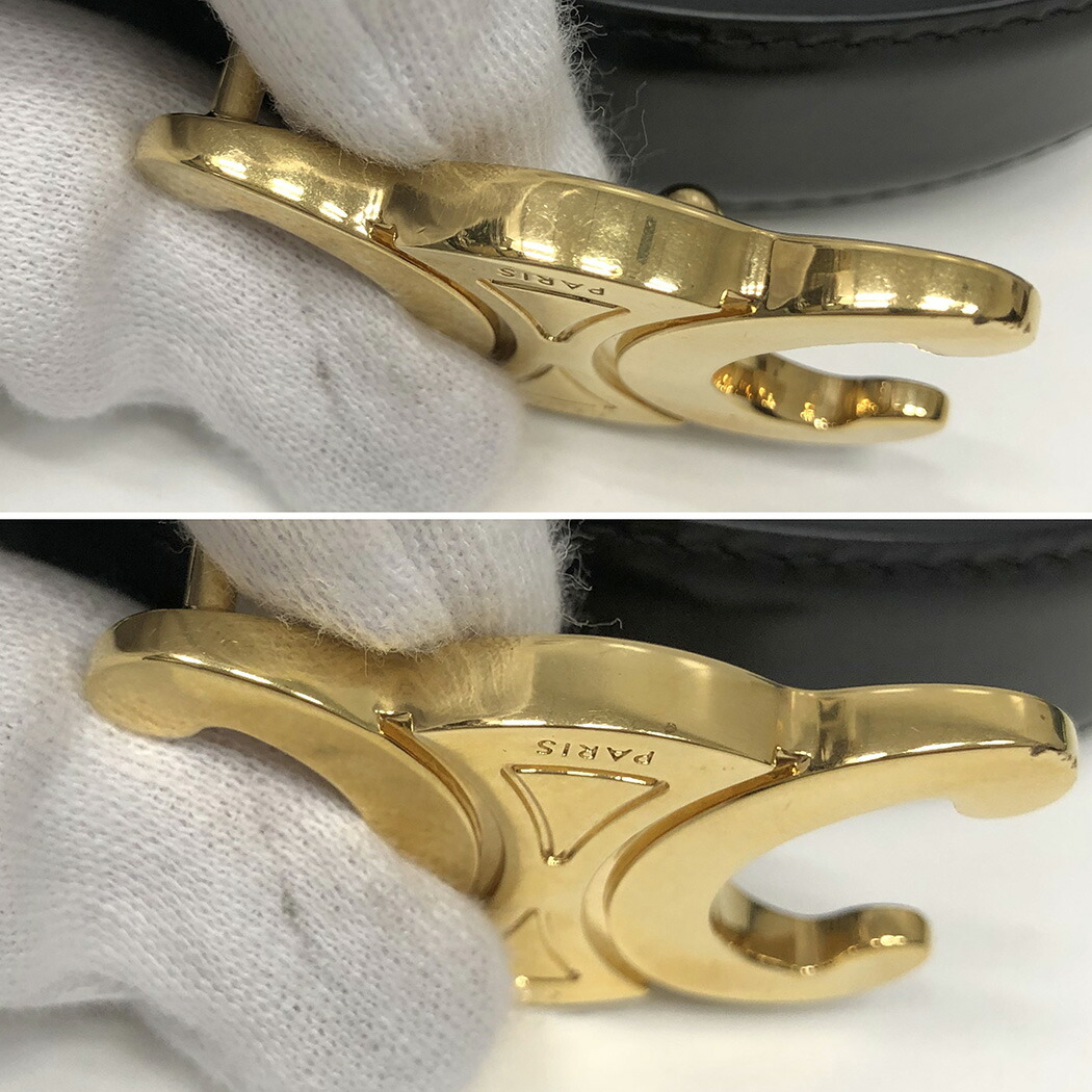 楽天市場】セリーヌ トリオンフ ベルト 70cm F-NE-1252 スムースカーフ