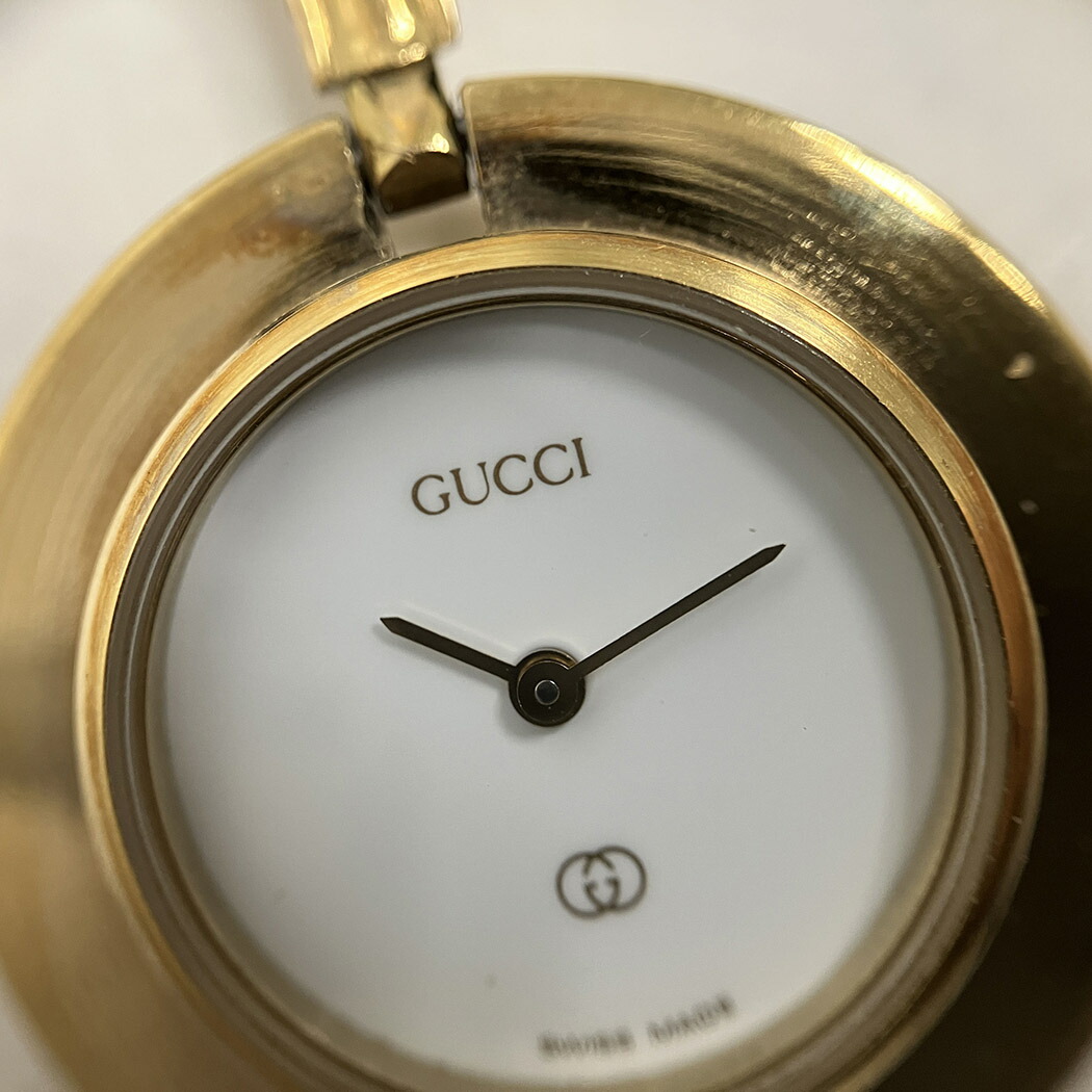 GUCCI チェンジベゼル腕時計 電池交換済 動作確認済 良品 稼働