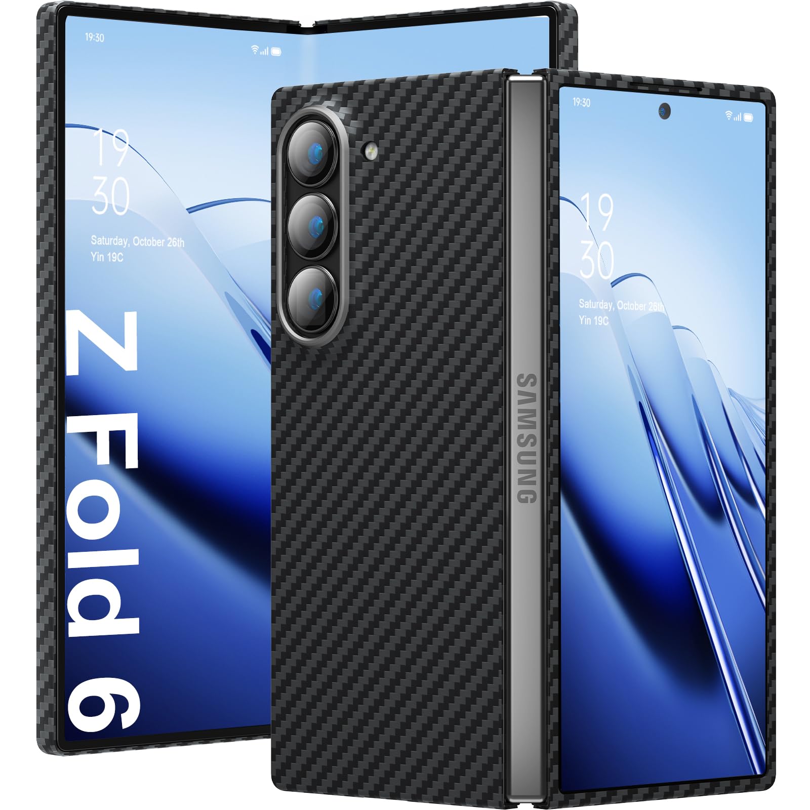 楽天市場】Samsung Galaxy Z Fold 6対応アラミド繊維ケース memumi 0.5