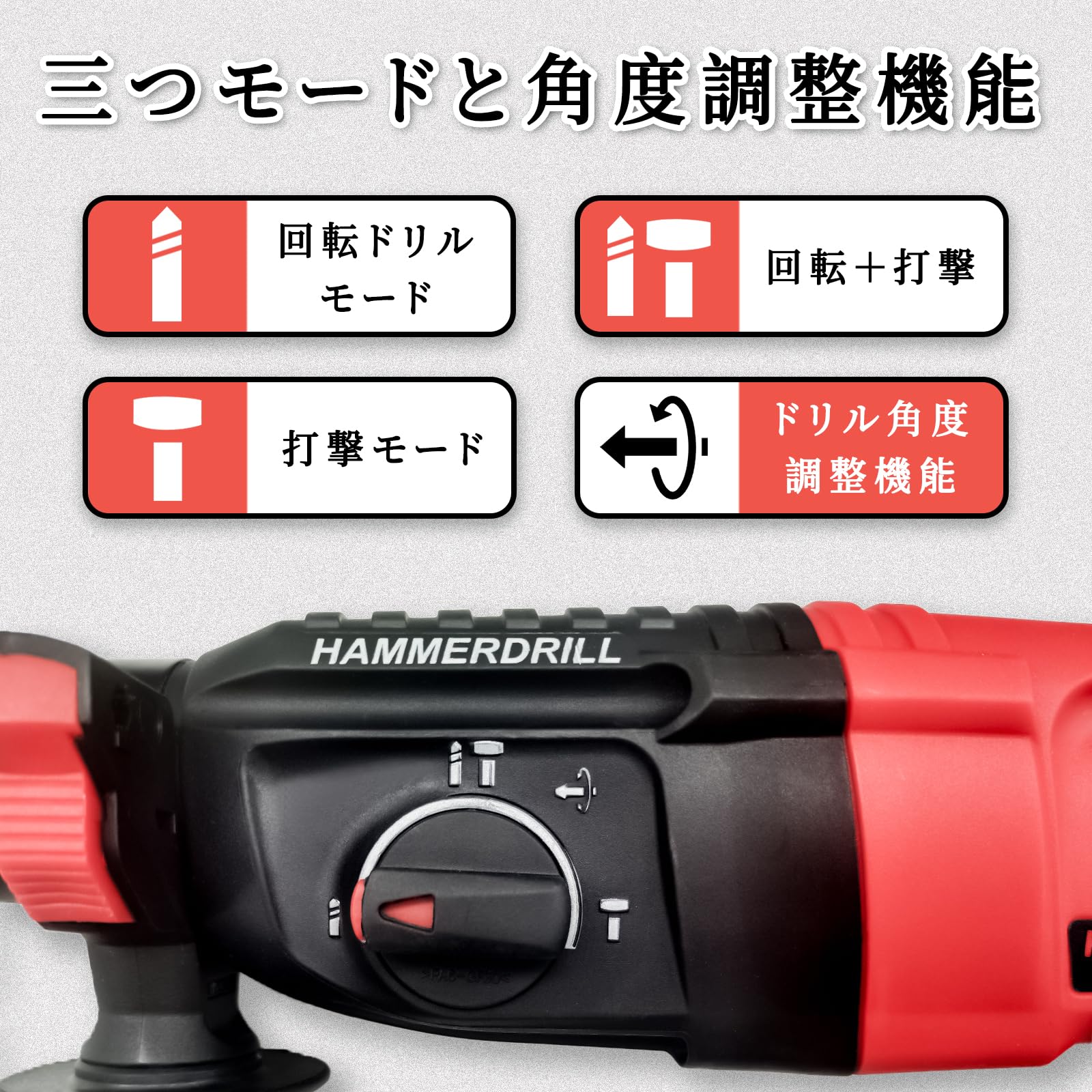 楽天市場】CXCESNS ハンマードリル 穴開け コード式インパクトハンマー