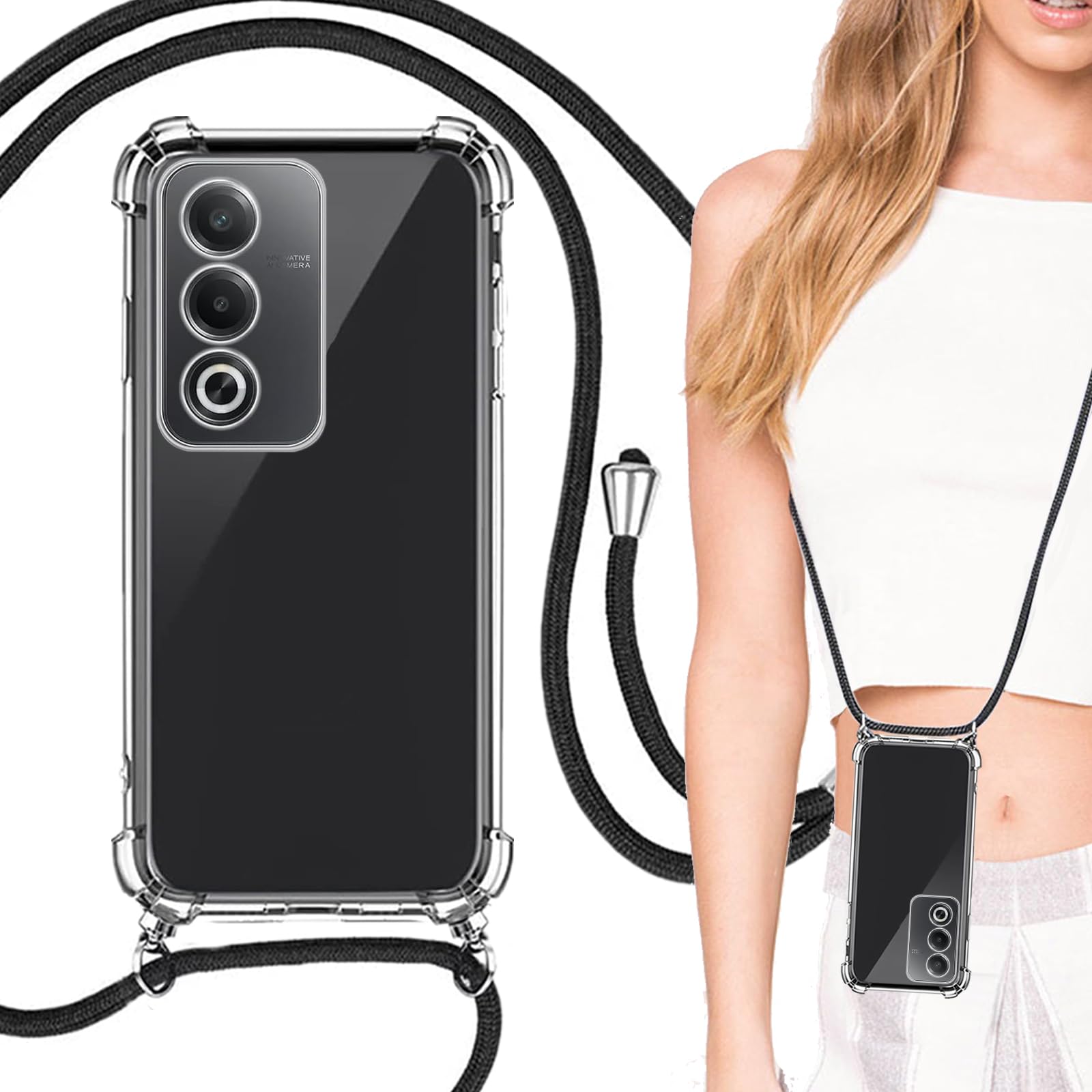 楽天市場】OPPO A3 5G ケース クリア 透明 カバー A402OP ショルダー