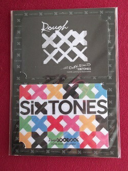 楽天市場】新品 SixTONES ツアーステッカー Rough”xxxxxx
