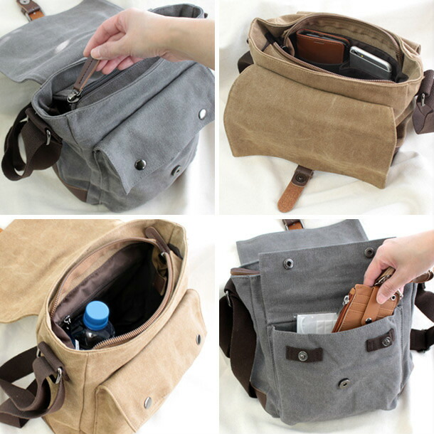 楽天市場】使いやすい大きさ 軽量 帆布 ショルダーバッグ 斜め掛け