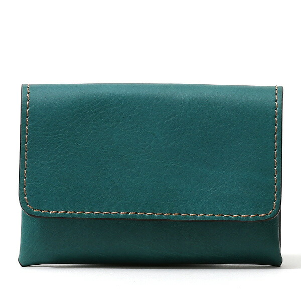 楽天市場】名刺入れ メンズ 本革 レザー グリーン 緑色 日本製 カード