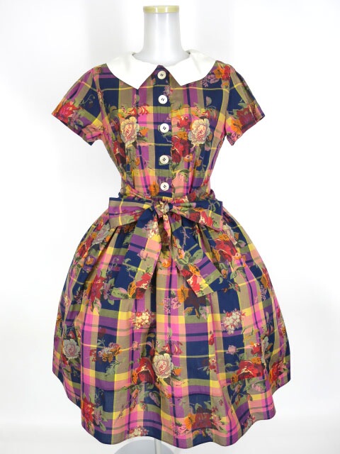 楽天市場】【中古】Jane Marple / ローズマドラスのステラワンピース