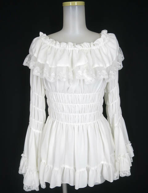 楽天市場】ATELIER PIERROT / シャーリング姫袖ブラウス アトリエ