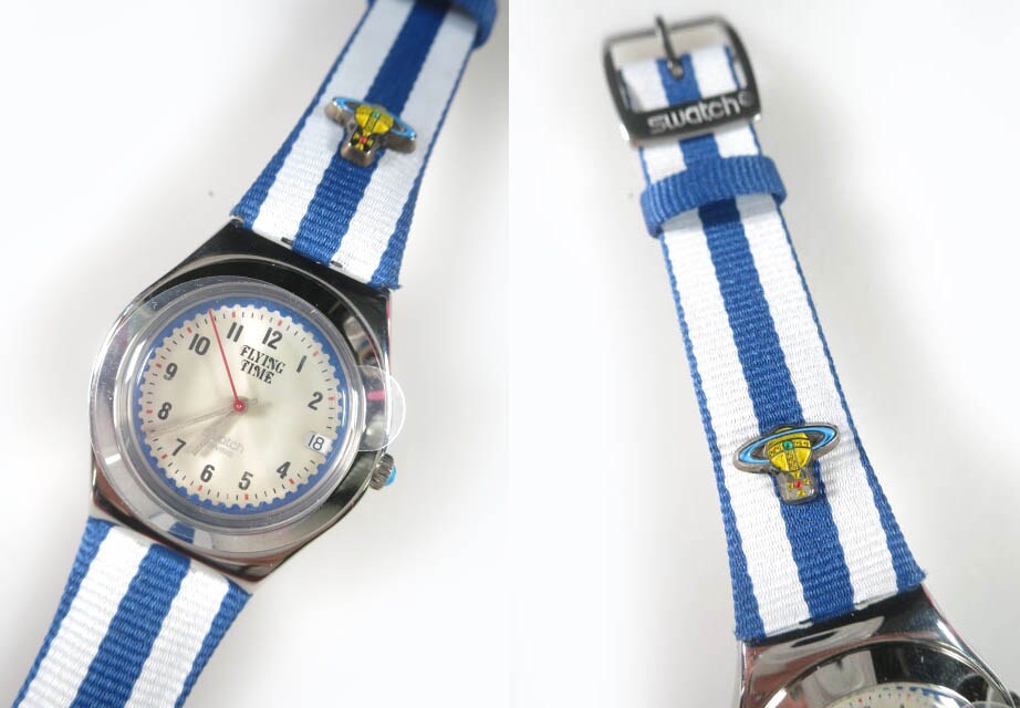 楽天市場】【中古】 Vivienne Westwood × SWATCH / 腕時計 FLYING TIME