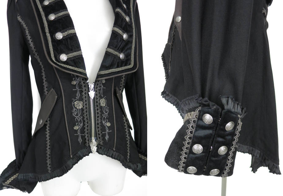 楽天市場】OZZ ONESTE / 薔薇刺繍ナポレオンジャケット オッズオン