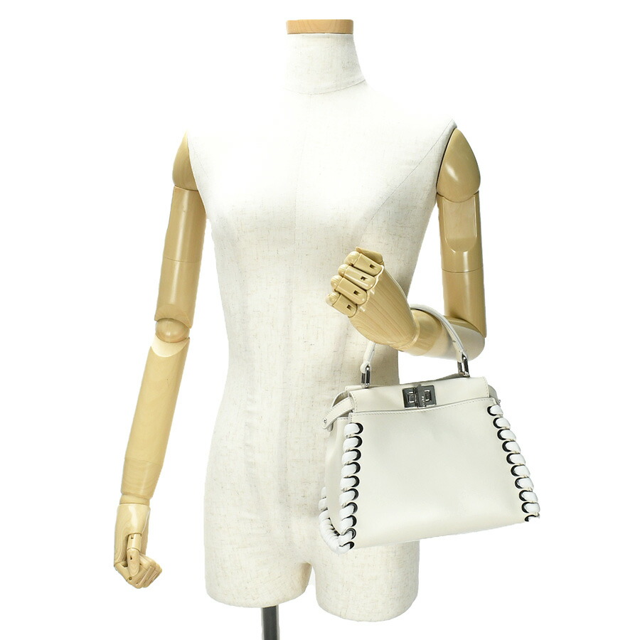 楽天市場】フェンディ FENDI ピーカブー ミニ 2wayハンドバッグ