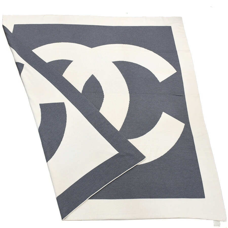 楽天市場】シャネル CHANEL ココマーク 毛布 大判ブランケット