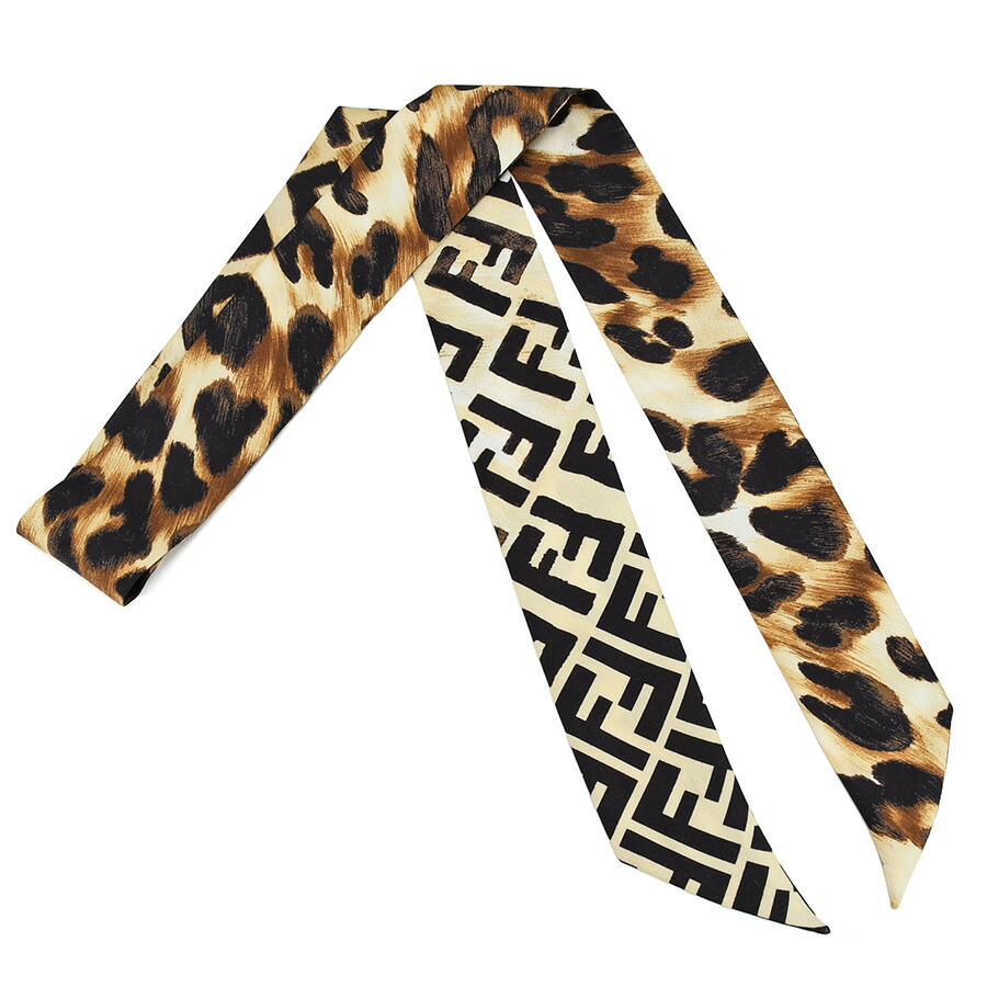 楽天市場】フェンディ FENDI スカーフ ラッピー ツイリー レオパード