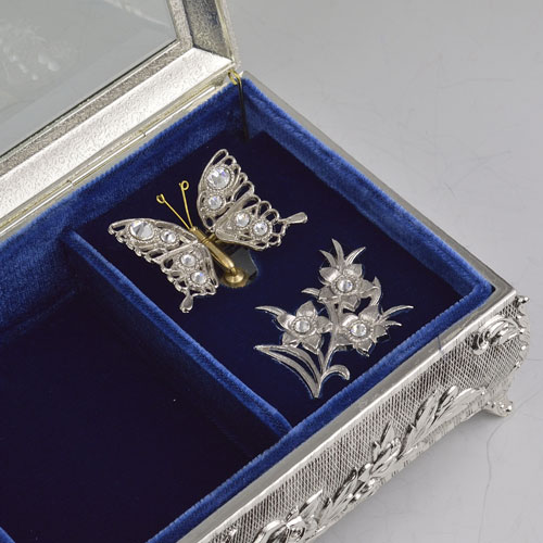 楽天市場】【アンチモニー蝶々BOXオルゴール】星に願いを パッヘルベル