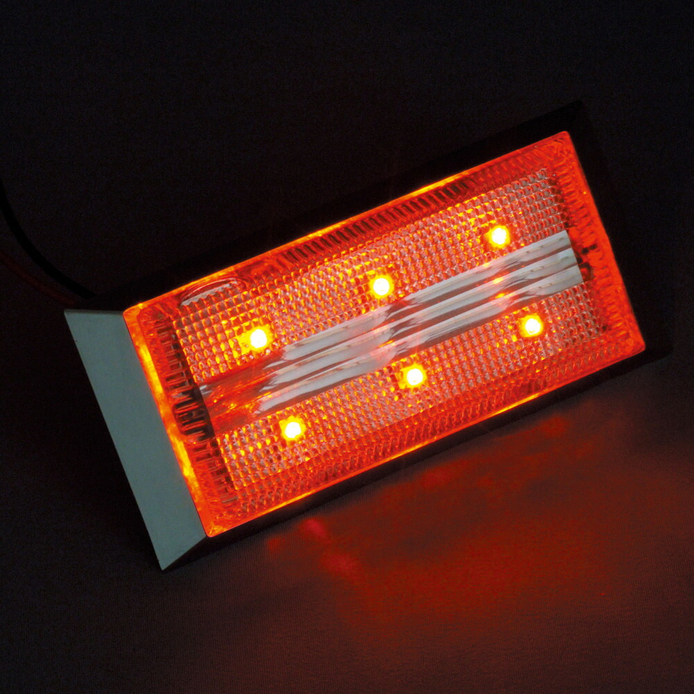 楽天市場】槌屋ヤック LED 流星ポイントマーカー シグマ 24V クリア