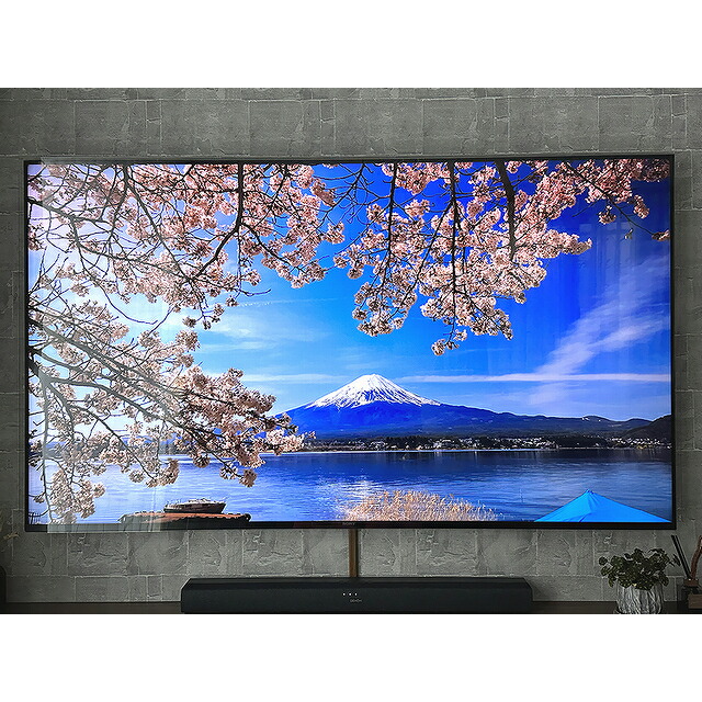 楽天市場】ジャストサイズ テレビガード 55型 55インチ ツヤあり