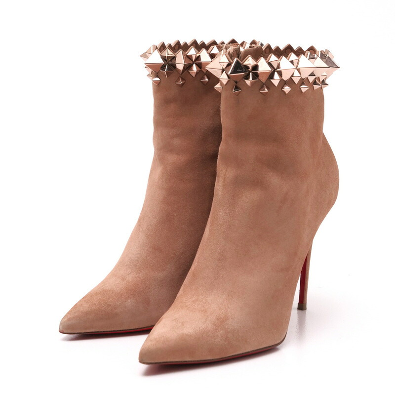 楽天市場】スタッズ（ブランドクリスチャンルブタン）（ブーツ