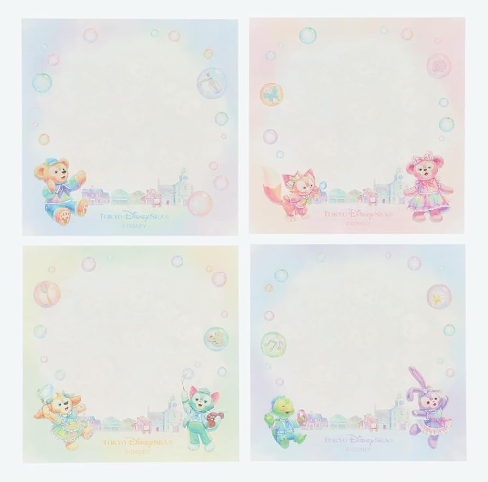 在庫少】東京ディズニーシー ダッフィー＆フレンズ メモセット メモ帳