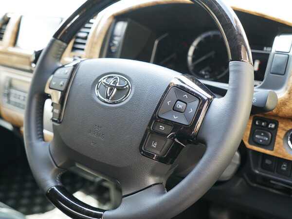 楽天市場】ハイエース 200系 6型 7型 8型 ダークプライム2 黒木目