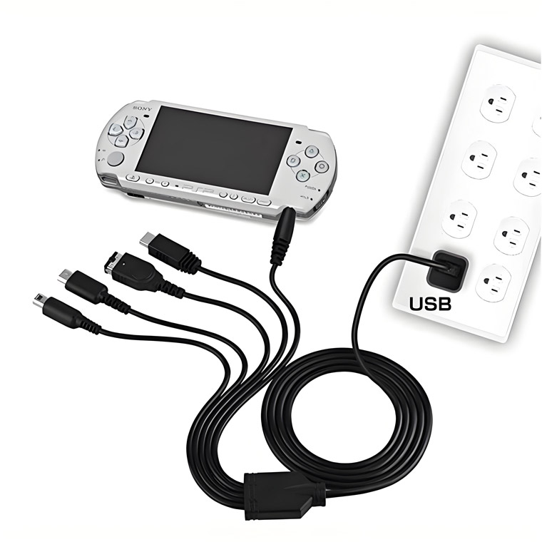 楽天市場】5 in 1 USB充電ケーブル 互換 NDS 任天堂 3DS 2DS DSi DS