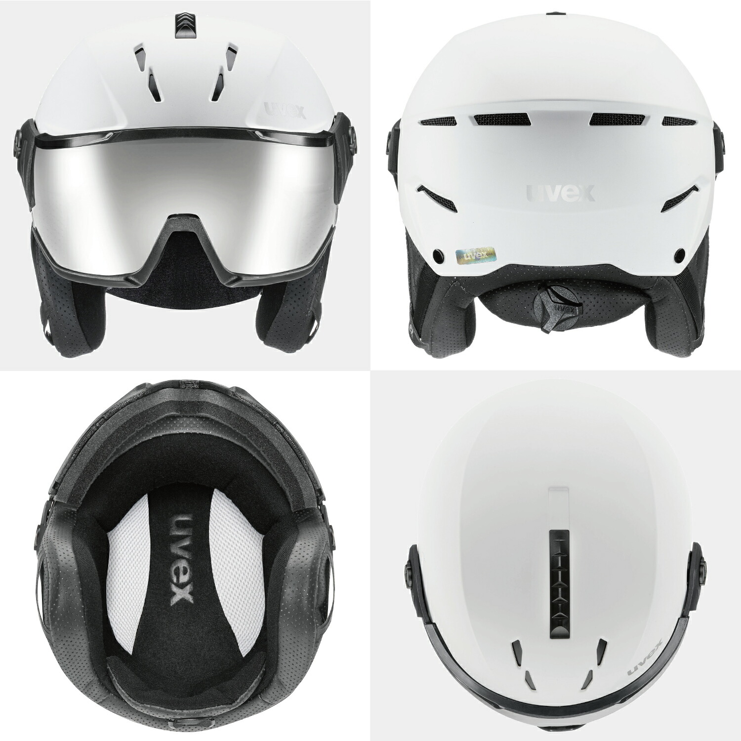 楽天市場】uvex ウベックス スキースノーボード バイザーヘルメット