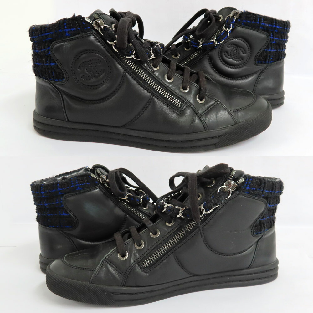 楽天市場】【名古屋】【CHANEL】シャネル ハイカット スニーカー