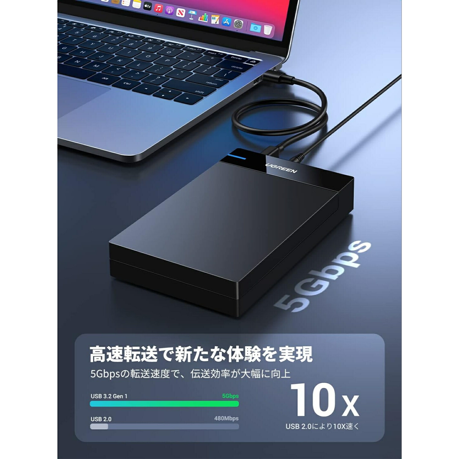 楽天市場】【3/4 スーパーSALE限定20％OFF！】UGREEN 3.5インチ HDD