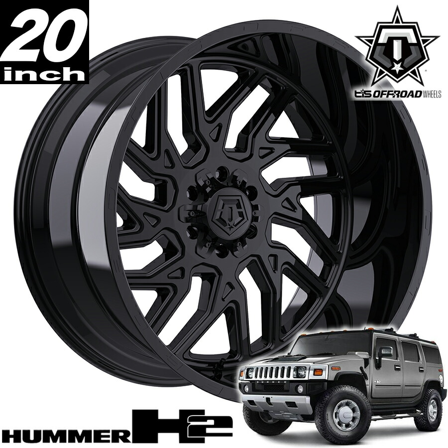 楽天市場】TIS OFFROAD 544GB グロスブラック 20インチアルミホイール