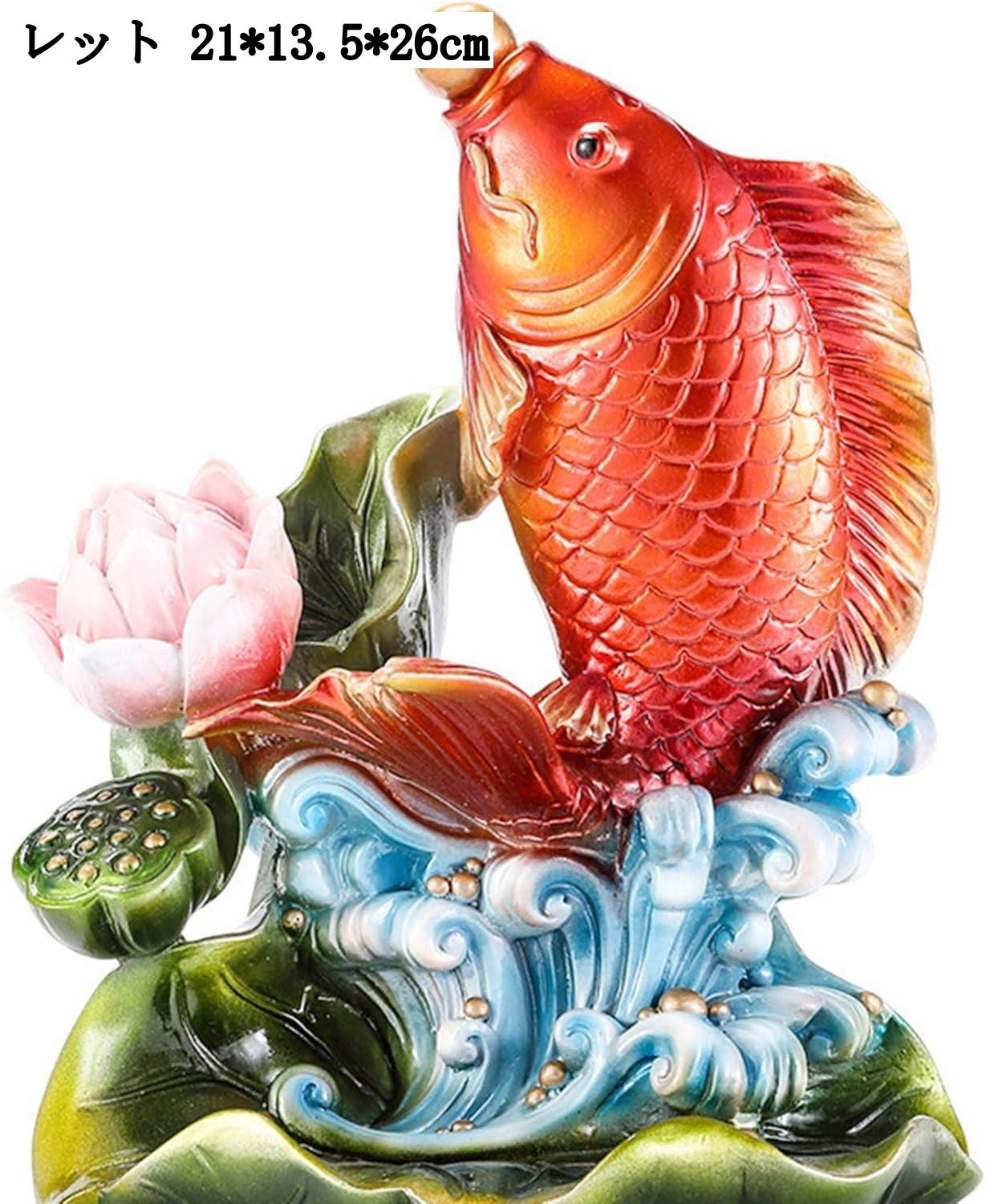 第*ー様 昭和レトロ☆24KGP 金メッキ 松庵 鯉 昇鯉 縁起物 開運 福寿