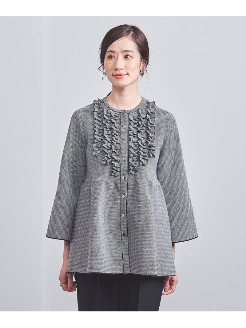 楽天市場】【SALE／60%OFF】ミニフリル ジャカード カーディガン