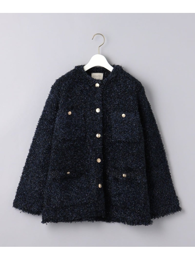 楽天市場】【SALE／70%OFF】ツイード メタルボタン カーディガン