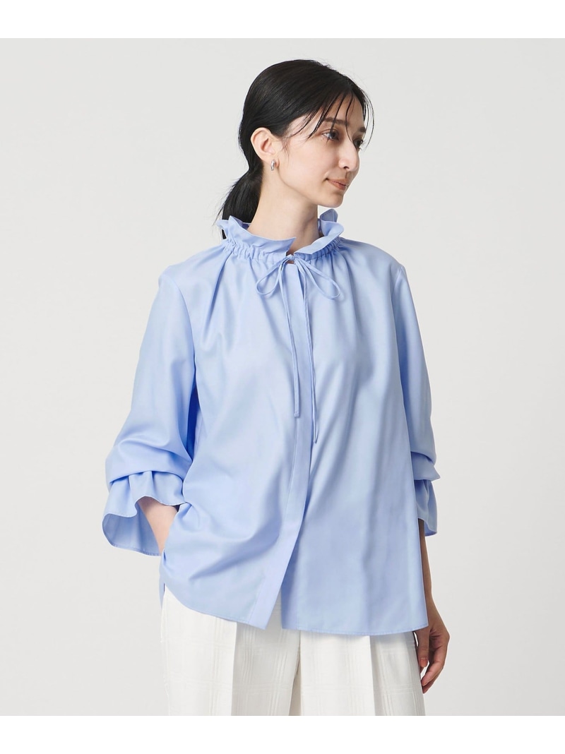 楽天市場】フリルカラー フレアスリーブ ブラウス UNITED ARROWS