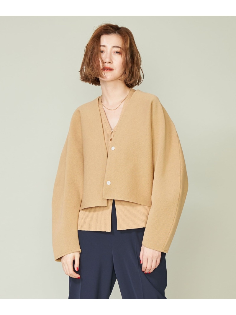 楽天市場】＜conte＞ミラノリブ Vネックカーディガン conte