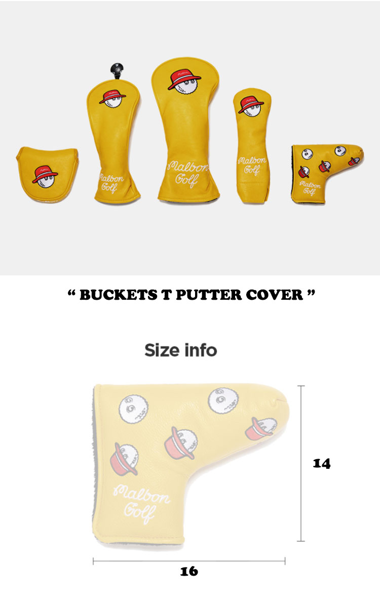 楽天市場】マルボンゴルフ パターカバー MALBON GOLF メンズ
