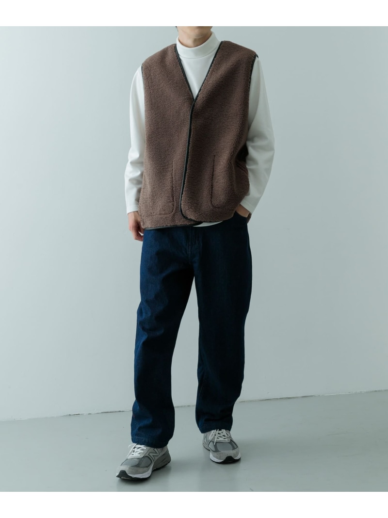 楽天市場】【SALE／70%OFF】フェイクムートン ボア リバーシブルベスト