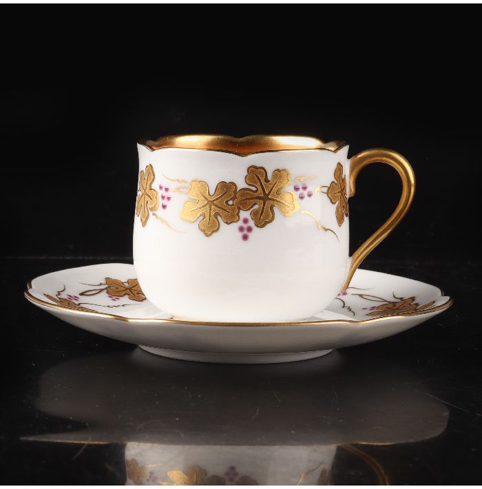 楽天市場】大倉陶園 金蝕葡萄カップ＆ソーサ 17/R-19 : uraart