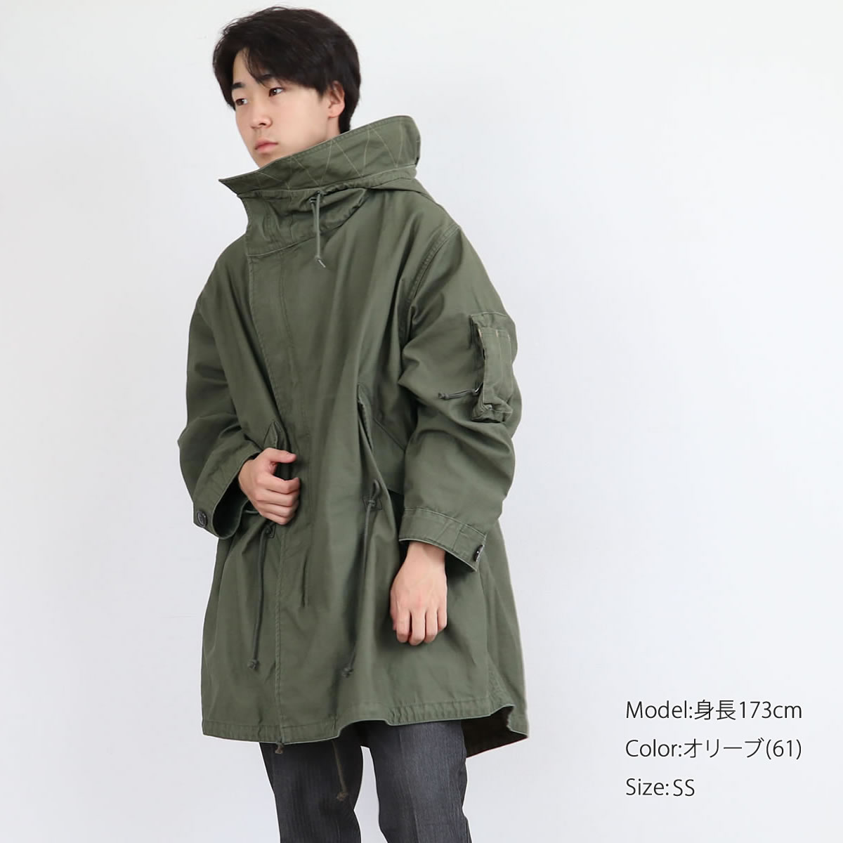 楽天市場】TOP KHAKI ジョンブル M-48 フィッシュテールパーカー