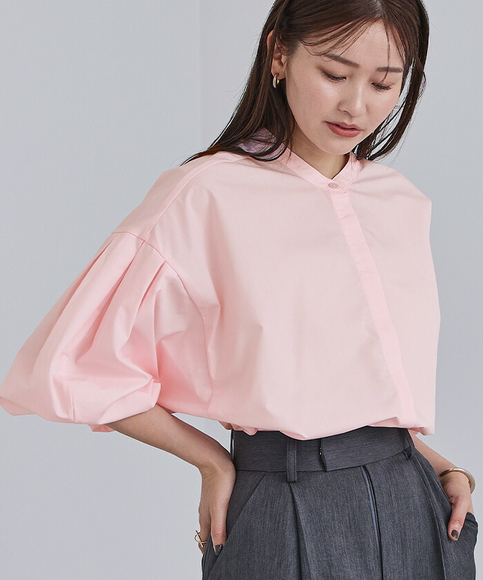 楽天市場】【クーポン利用で3952円】ボリューム袖ブラウス トップス