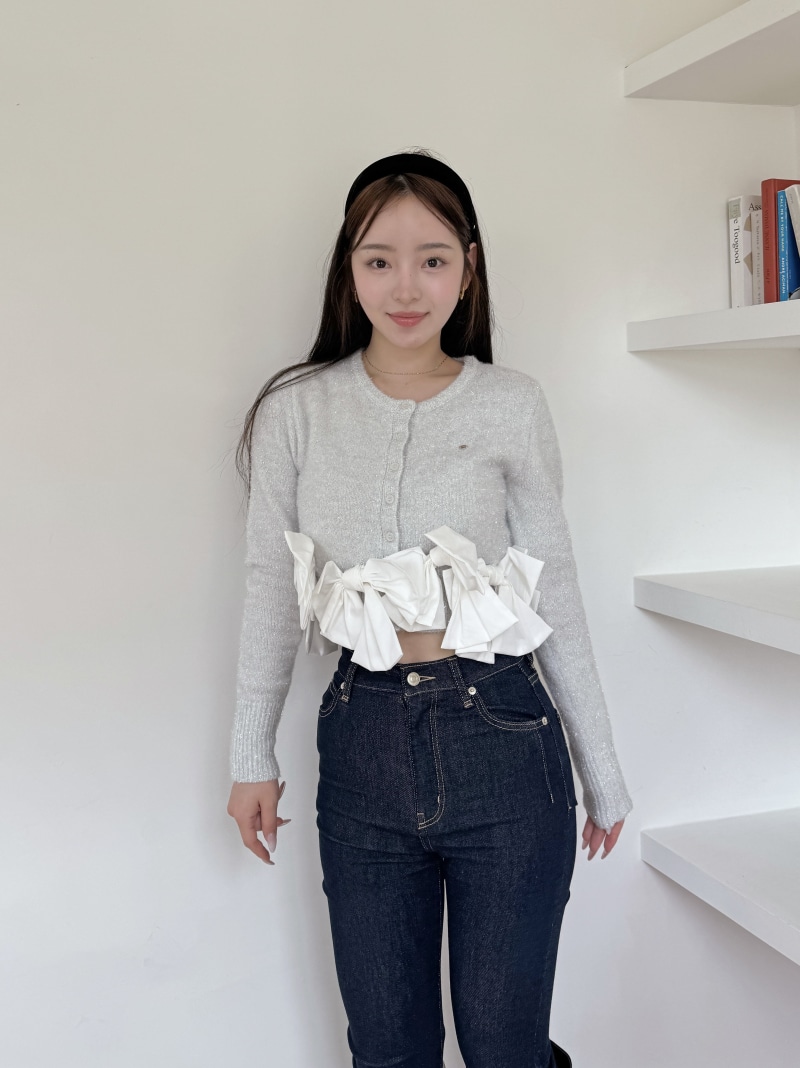 楽天市場】【SALE／50%OFF】リボンモチーフカーディガン SNIDEL