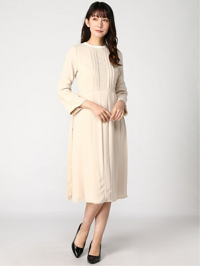 楽天市場】【SALE／45%OFF】バックサテンプリーツワンピース CELFORD