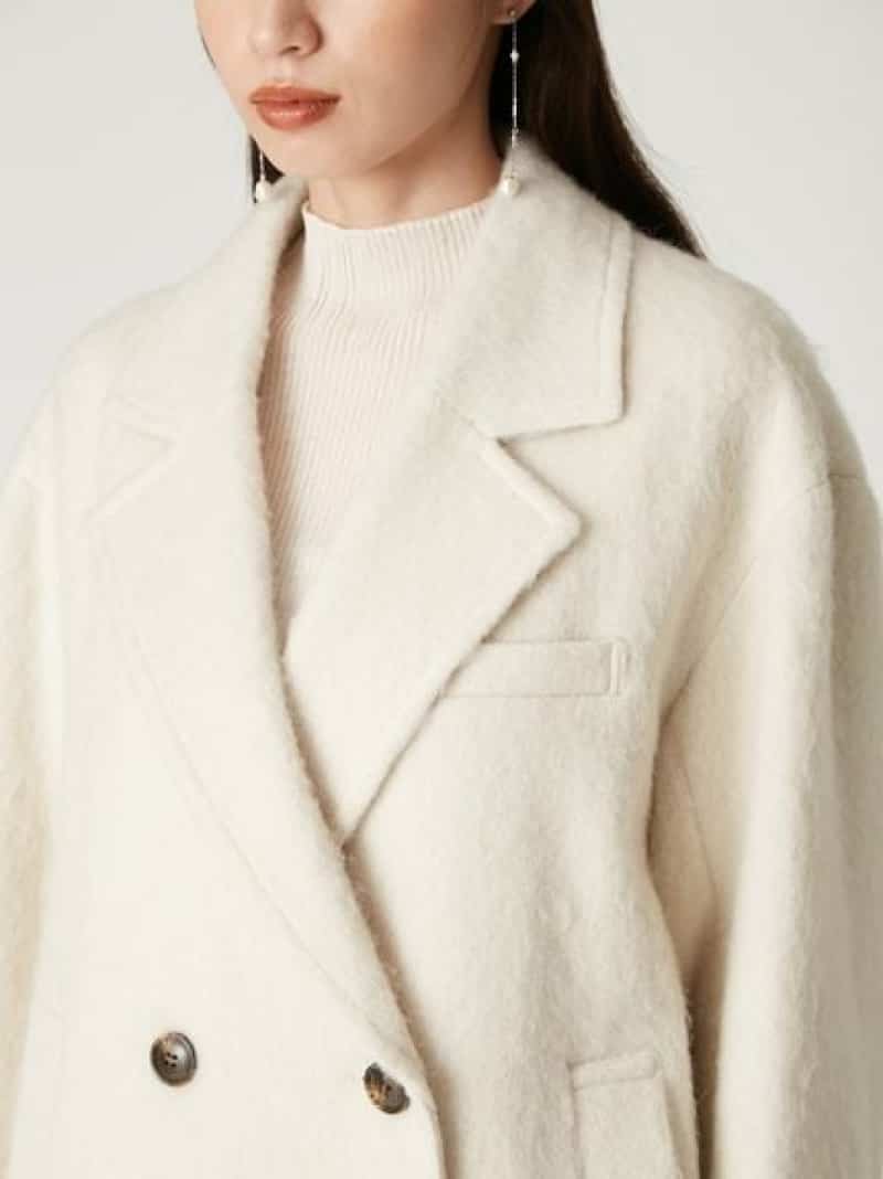 楽天市場】【SALE／50%OFF】オーバーサイズウールシャギージャコット