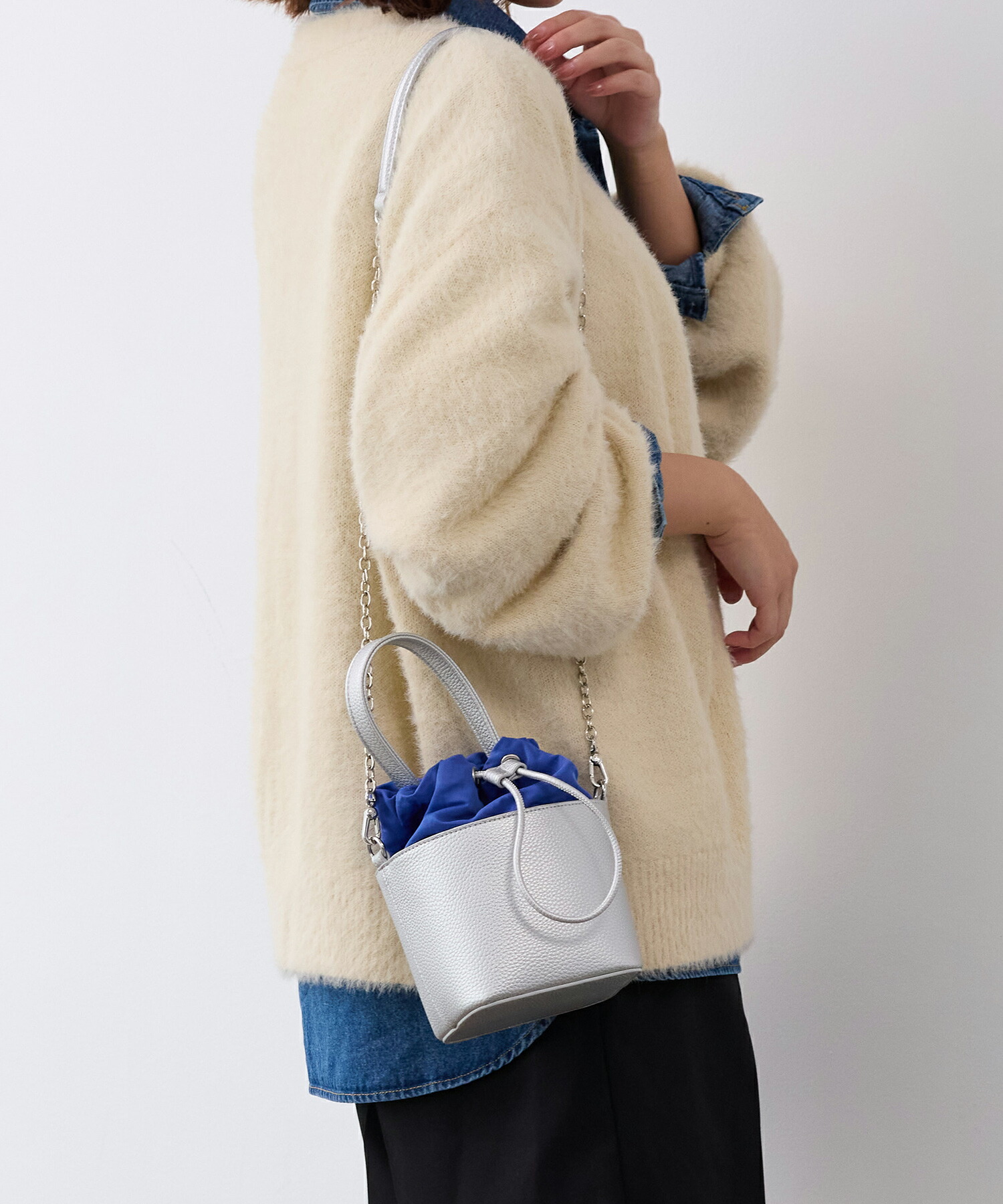 楽天市場】【公式】【TOPKAPI COULEUR】バイカラー 巾着 チェーン